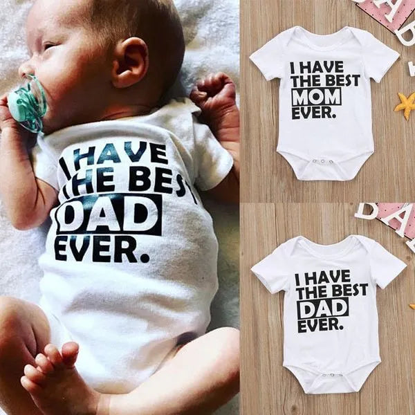 Baby Summer Romper Snap Closure Cotton Blend for Infants