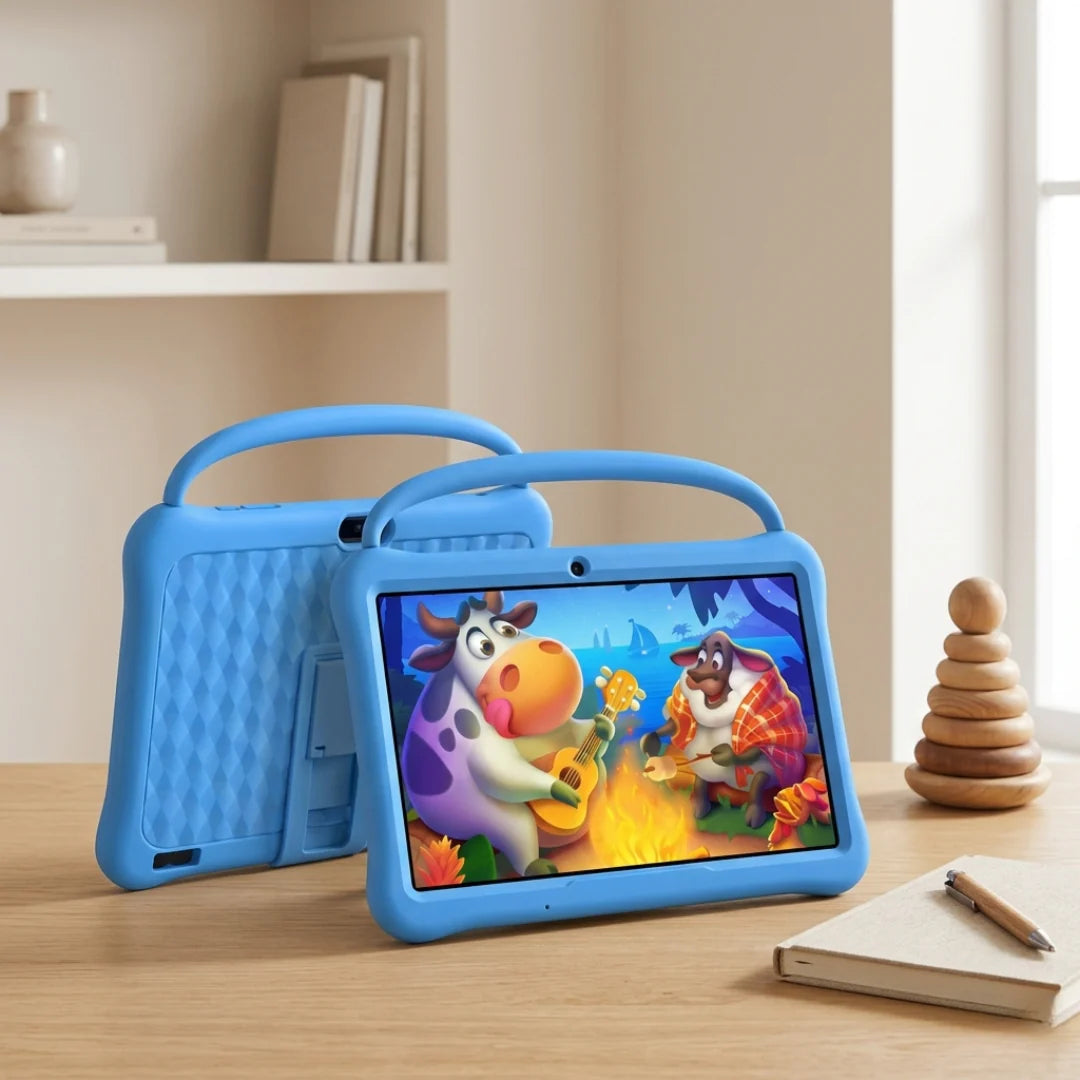 7 Inch Android Tablet with HD Display and Protective Case