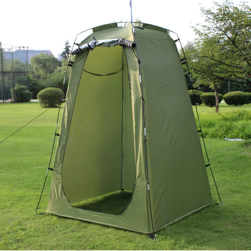 Camping Shower Tent Foldable Fabric Shelter for Outdoor Use