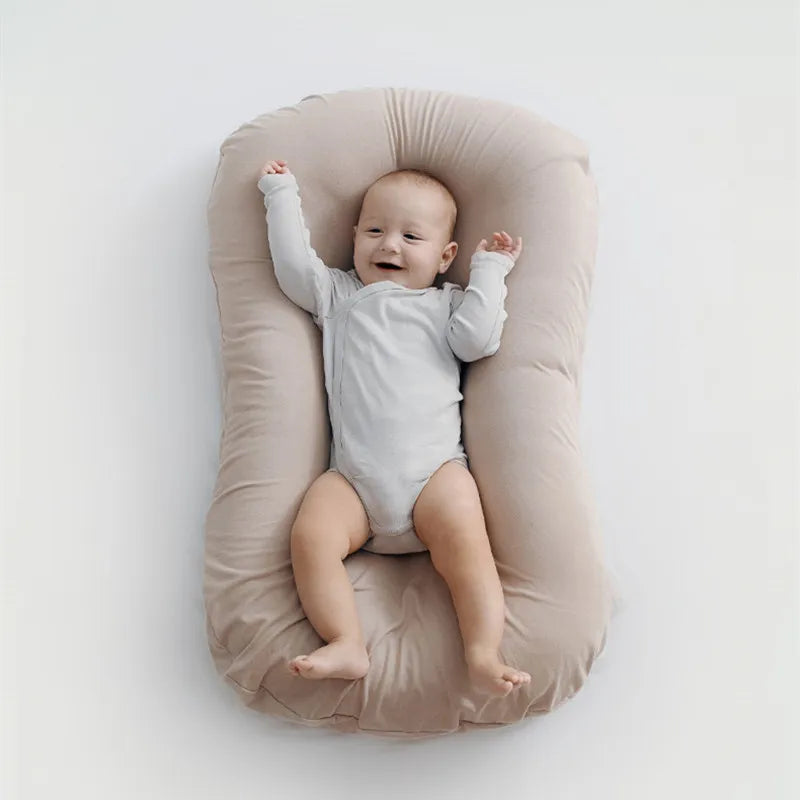 Baby Nest Bed Cotton Fabric Cushion for Infants