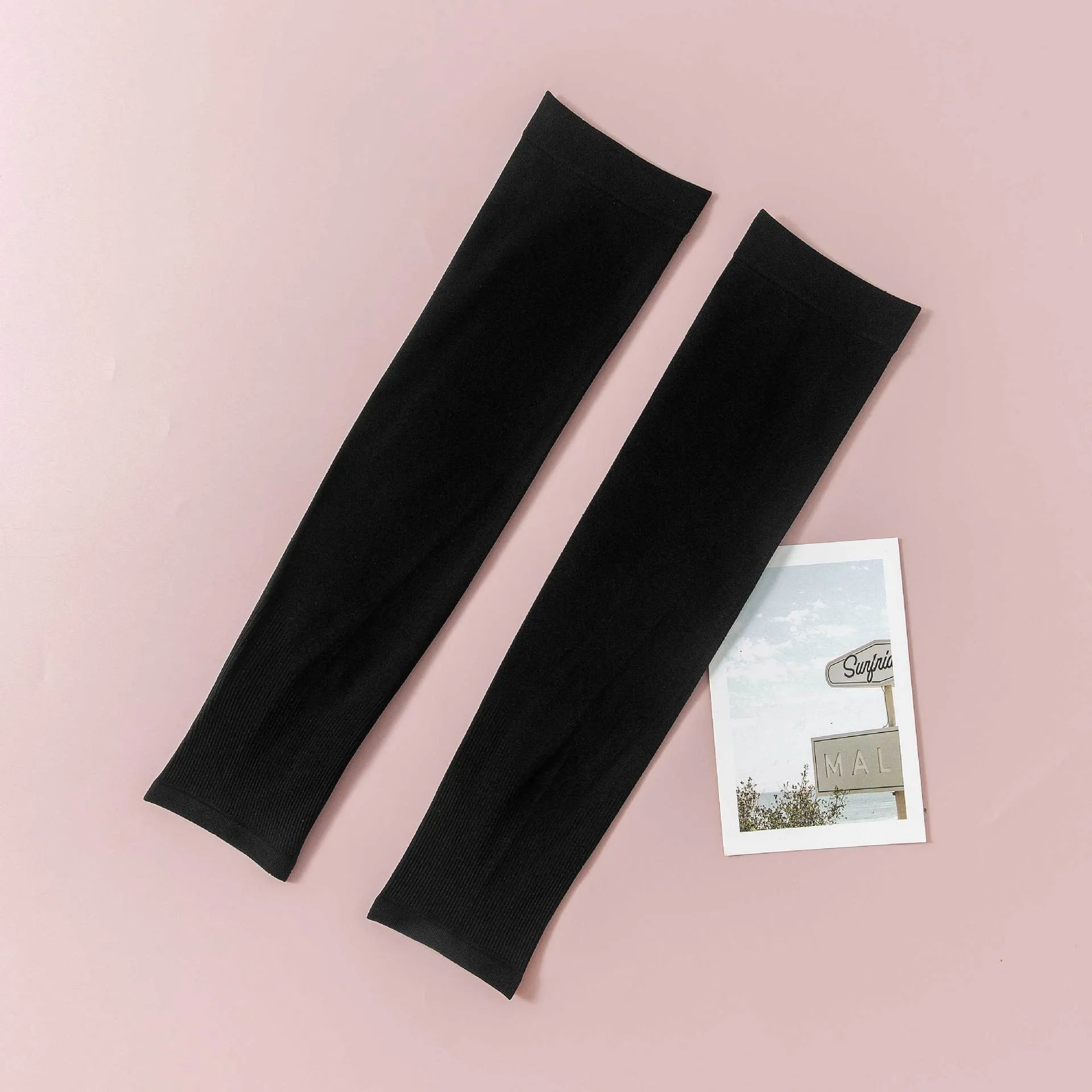 Ice Silk Arm Sleeves Stretch Fabric for Outdoor Use