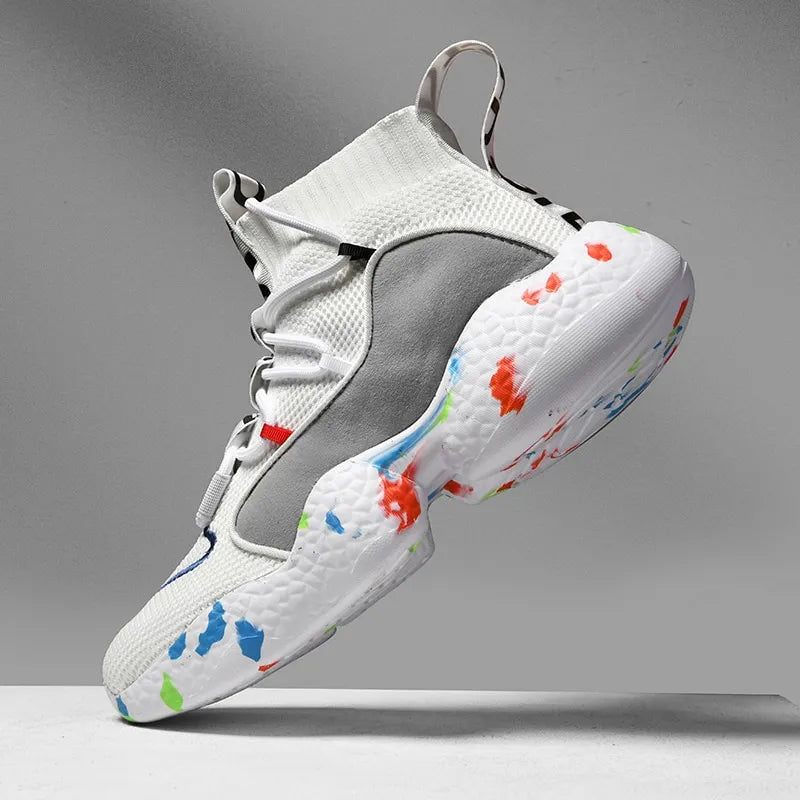 Men Running Shoes Mesh Fabric Sole for Daily Wear