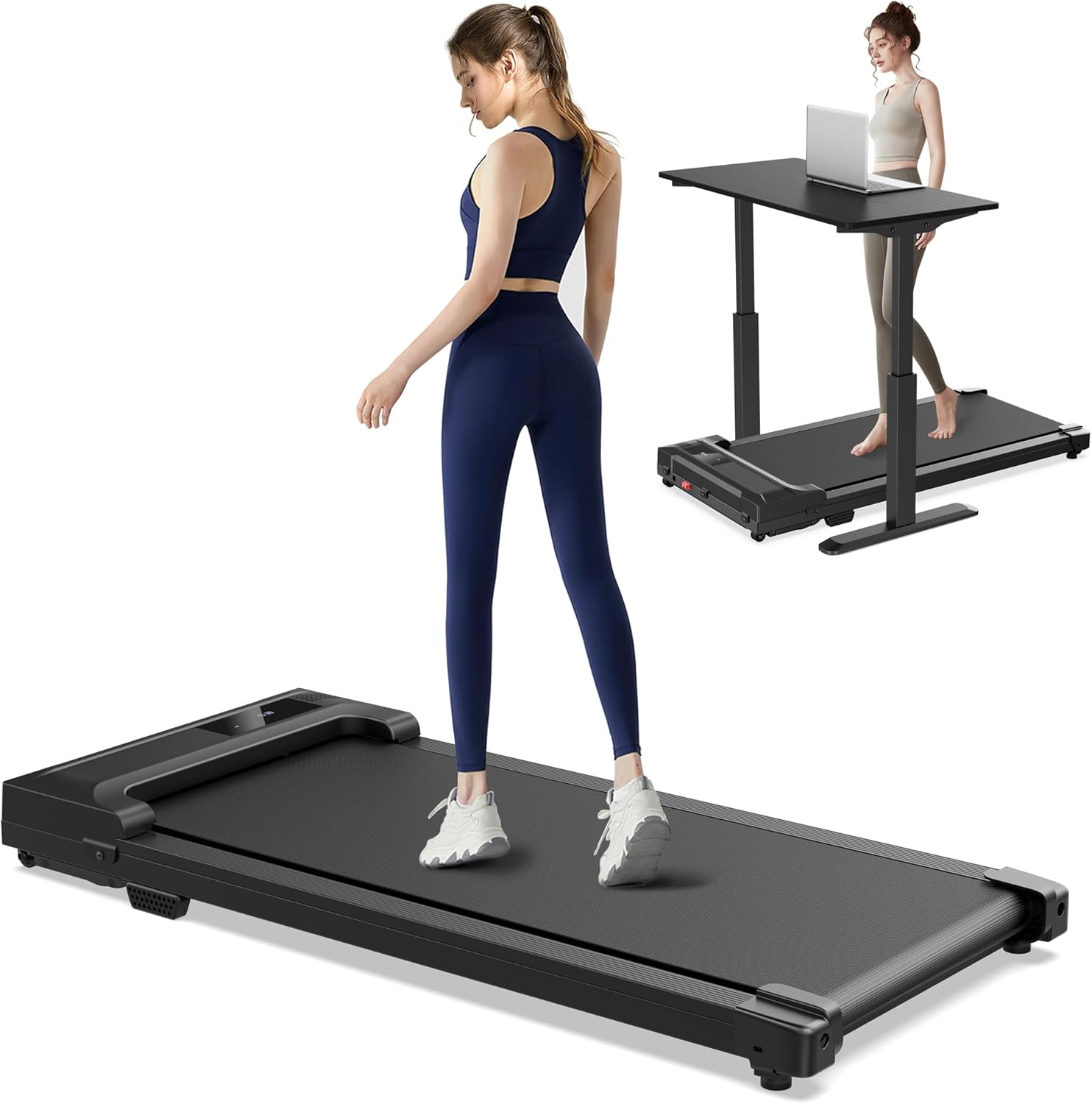 Foldable Walking Pad Treadmill with Remote Control