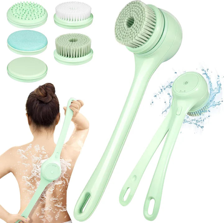 Bath Brush Extended Handle Design for Shower Use