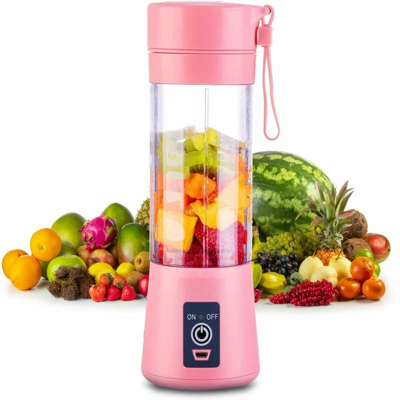 Portable USB Rechargeable Blender with Stainless Steel Blades