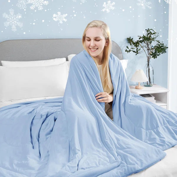Lightweight Summer Cooling Blanket for Bedroom Use
