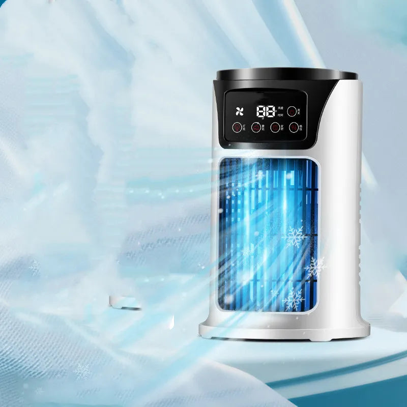 USB Mini Air Cooler Water Tank Design for Desktop Rooms