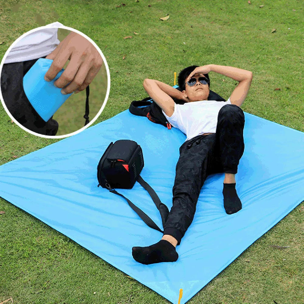 Portable Beach Mat Waterproof Foldable Fabric for Travel