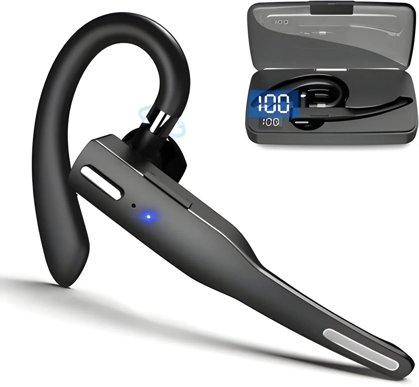Wireless Bluetooth Headset Dual Microphone for Drivers