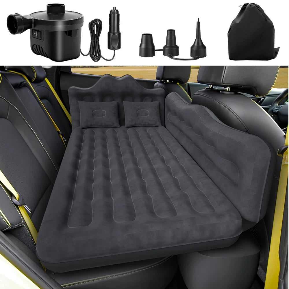 Vehicle Air Mattress Inflatable Sleeping Pad for Travel Use